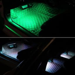 image-Cool LED Car Atmosphere Lights One for Four Colorful