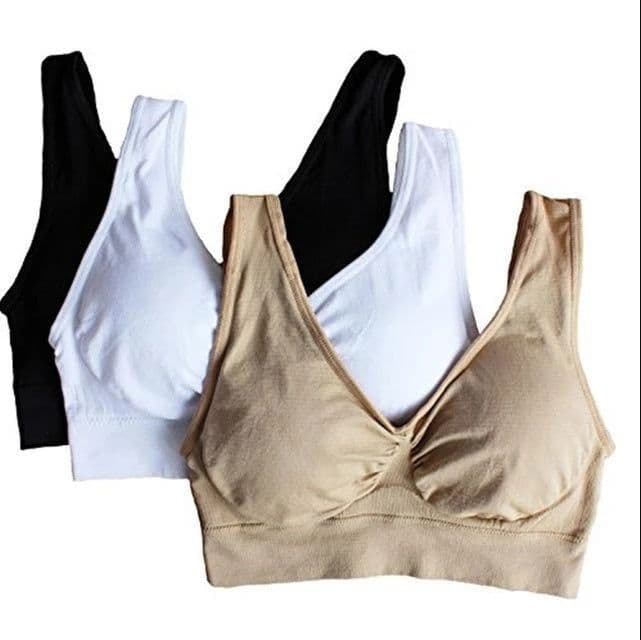 image-Women Yoga Tank Tops Sports Bra Workout Fitness Running Crop Top