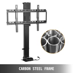 image-VEVOR Automated TV Elevator, 39.4" Stroke, Supports 32-70" TVs, Adjustable Height 28.74-68.11", Remote Controlled, Max Load 154 lbs