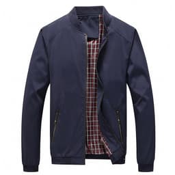 image-Cross-border special supply for spring men's jackets, loose large size casual jackets, men's stand-up collar baseball uniforms, factory direct sales
