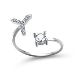 image-New Design Adjustable 26 Initial Letter Ring Fashion Jewelry For Women Simple Elegant Jewelry