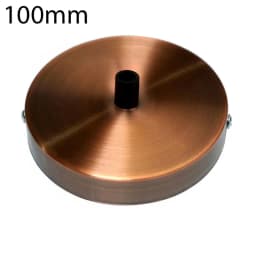 image-LEDSone industrial vintage 1 Outlet Metal Ceiling Rose 120x25mm~2765
