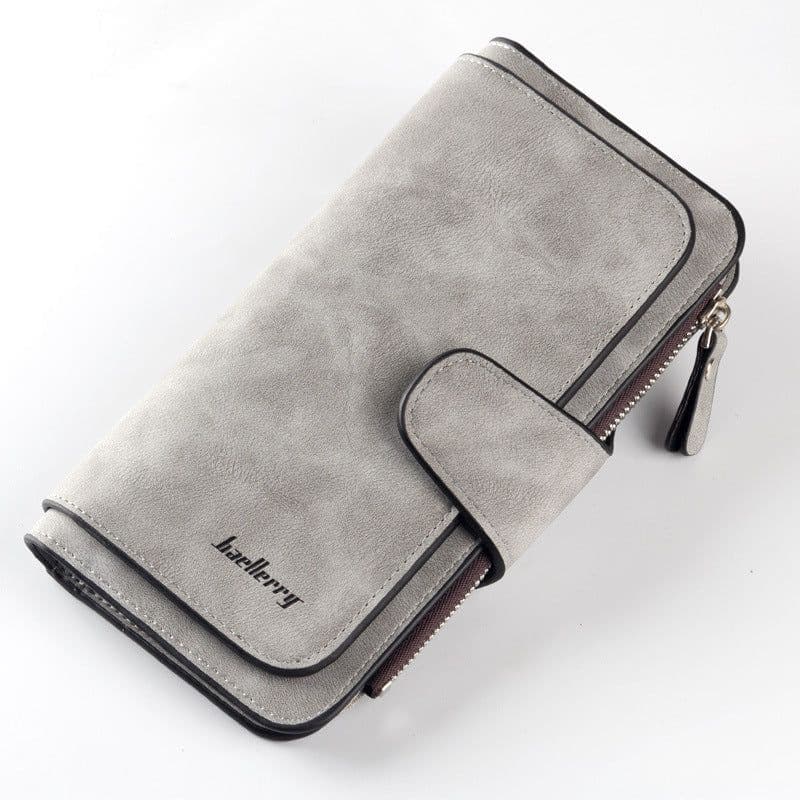 image-Cross-border hot sale long buckle ladies wallet coin purse multi-color card slot mobile phone bag clutch bag card bag wallet