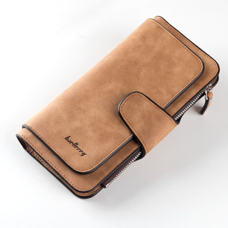 image-Cross-border hot sale long buckle ladies wallet coin purse multi-color card slot mobile phone bag clutch bag card bag wallet
