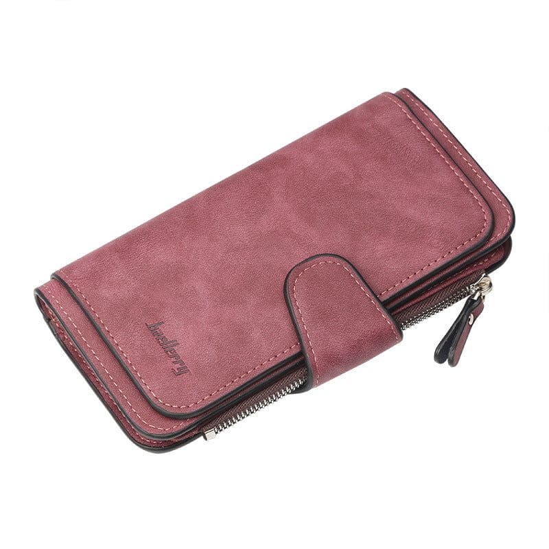 image-Cross-border hot sale long buckle ladies wallet coin purse multi-color card slot mobile phone bag clutch bag card bag wallet