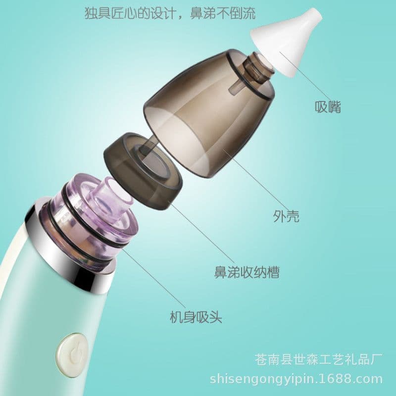 image-Baby nasal suction device baby newborn cleaning nose sputum infant electric suction device cleaner