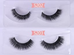 image-100 Pairs 3D Mink Lashes Natural/Thick Long Soft Mink Lashes Bulk