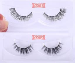 image-100 Pairs 3D Mink Lashes Natural/Thick Long Soft Mink Lashes Bulk