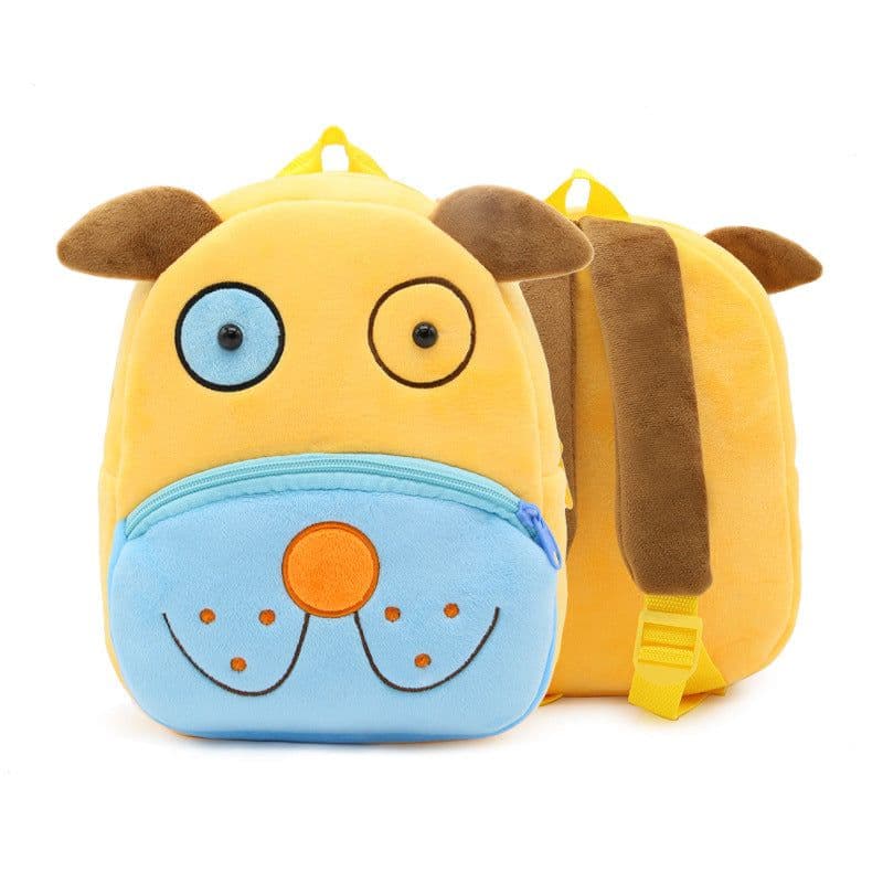 image-Zoo series cute children's school bag shoulder bag plush backpack kindergarten early education park bag manufacturer
