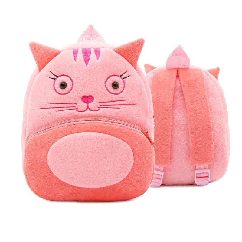 image-Zoo series cute children's school bag shoulder bag plush backpack kindergarten early education park bag manufacturer