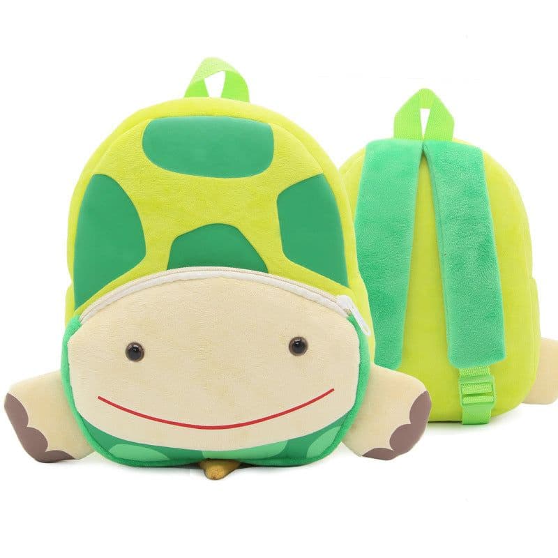 image-Zoo series cute children's school bag shoulder bag plush backpack kindergarten early education park bag manufacturer