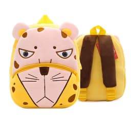image-Zoo series cute children's school bag shoulder bag plush backpack kindergarten early education park bag manufacturer