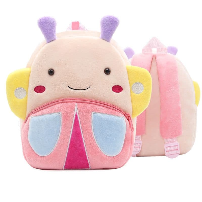 image-Zoo series cute children's school bag shoulder bag plush backpack kindergarten early education park bag manufacturer