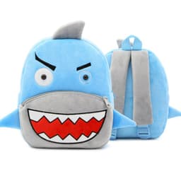 image-Zoo series cute children's school bag shoulder bag plush backpack kindergarten early education park bag manufacturer