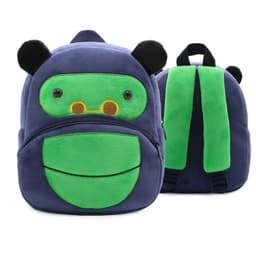 image-Zoo series cute children's school bag shoulder bag plush backpack kindergarten early education park bag manufacturer