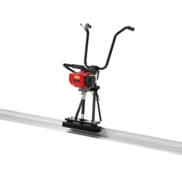 image-VEVOR Gas Concrete Power Screed, 8ft Aluminum Board Straight Edge Bar Set, 4 Stroke Cement Finishing Vibrating Motor with Height Adjustable Handles, High Efficient Concrete Tools 6500RPM
