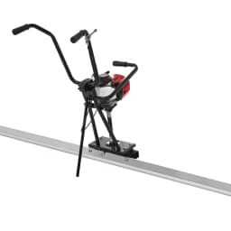 image-VEVOR Gas Concrete Power Screed, 8ft Aluminum Board Straight Edge Bar Set, 4 Stroke Cement Finishing Vibrating Motor with Height Adjustable Handles, High Efficient Concrete Tools 6500RPM
