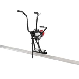 image-VEVOR Gas Concrete Power Screed, 11ft Aluminum Board Straight Edge Bar Set, 4 Stroke Cement Finishing Vibrating Motor with Height Adjustable Handles, High Efficient Concrete Tools 6500RPM