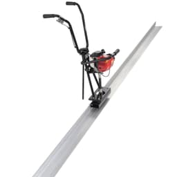 image-VEVOR Gas Concrete Power Screed, 11ft Aluminum Board Straight Edge Bar Set, 4 Stroke Cement Finishing Vibrating Motor with Height Adjustable Handles, High Efficient Concrete Tools 6500RPM