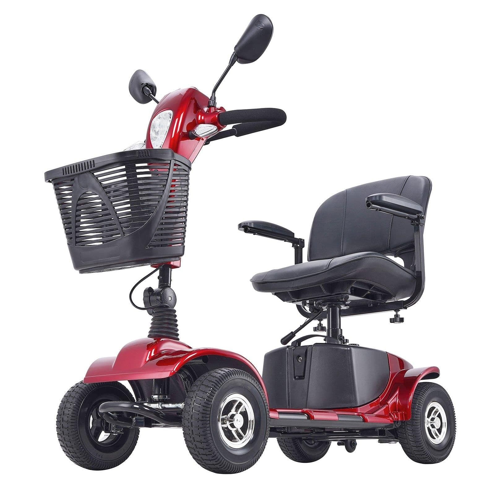 image-VEVOR Heavy-Duty 4 Wheel Mobility Scooter for Seniors 12 Mile Long Range 265LBS