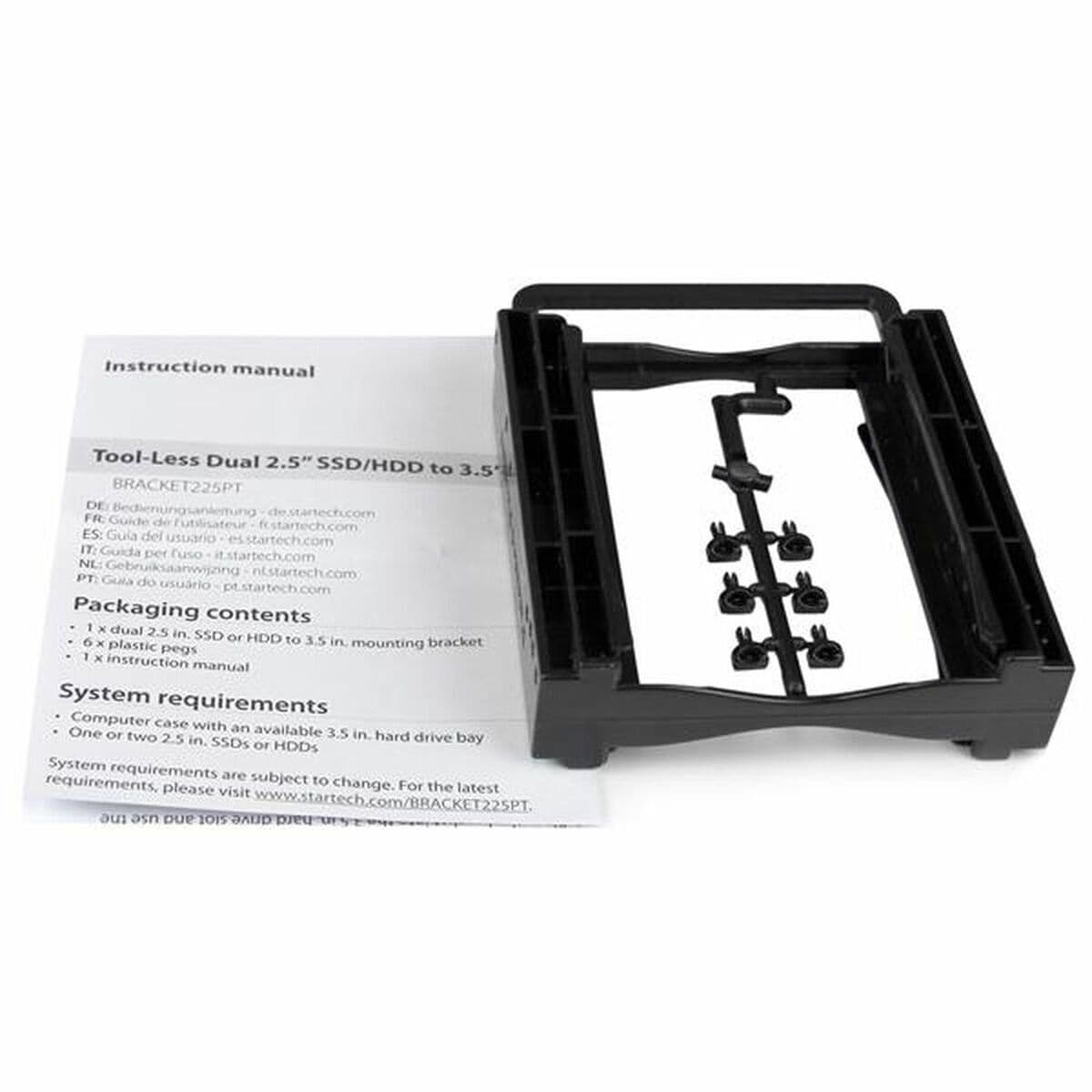 image-Accessory Startech BRACKET225PT Black 2,5" Mounted support