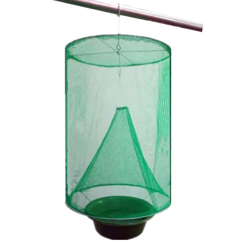 image-Hanging Fly Trap Cage - Waterproof 24x40cm