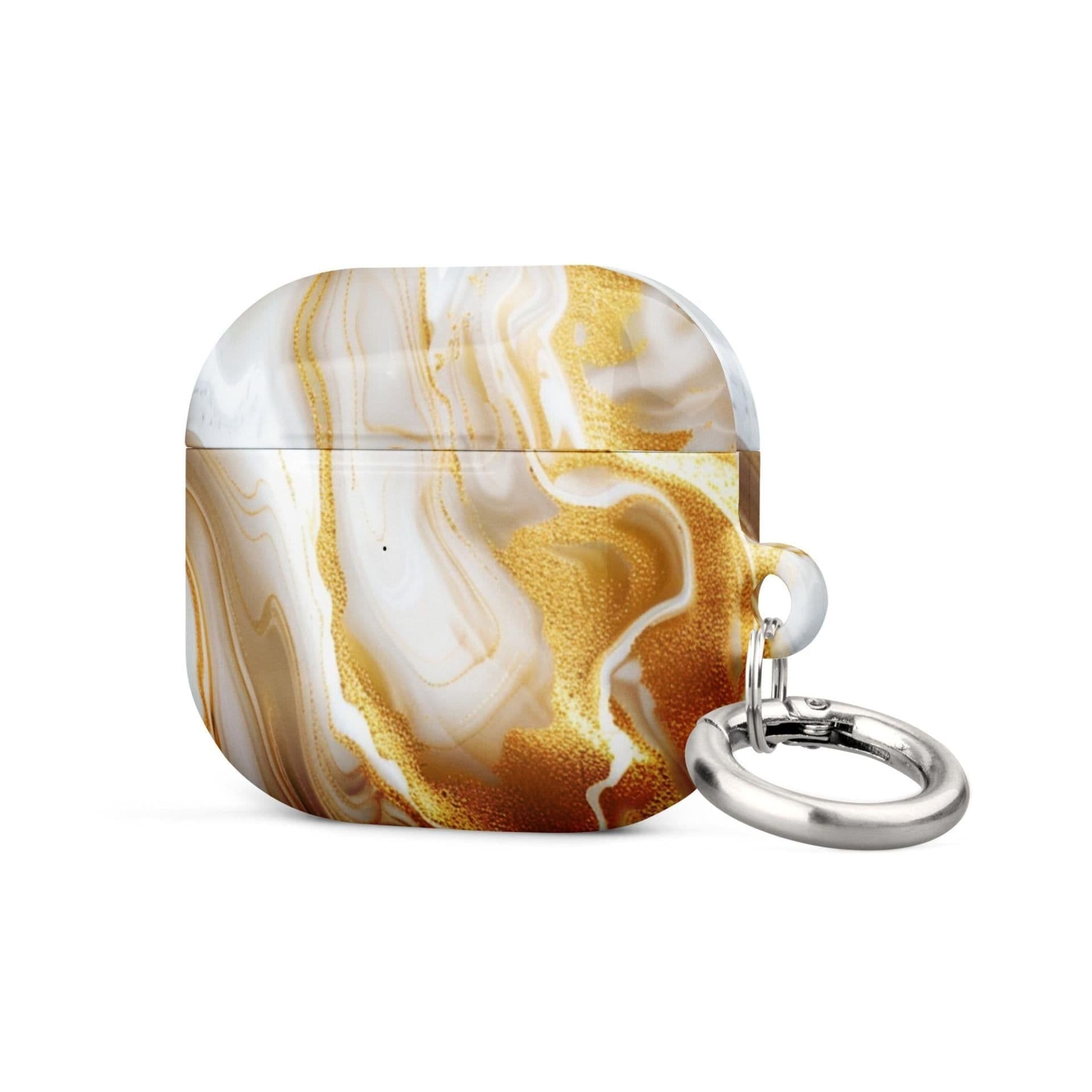 image-Gold Marble Case for AirPods