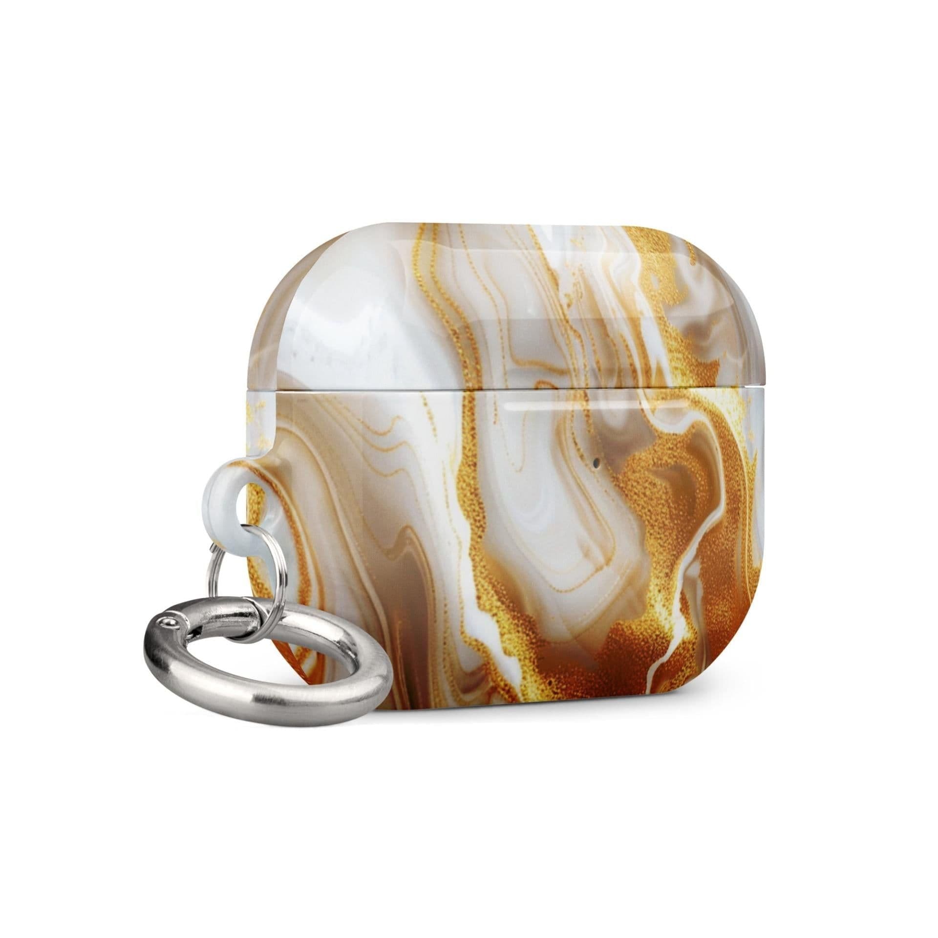 image-Gold Marble Case for AirPods