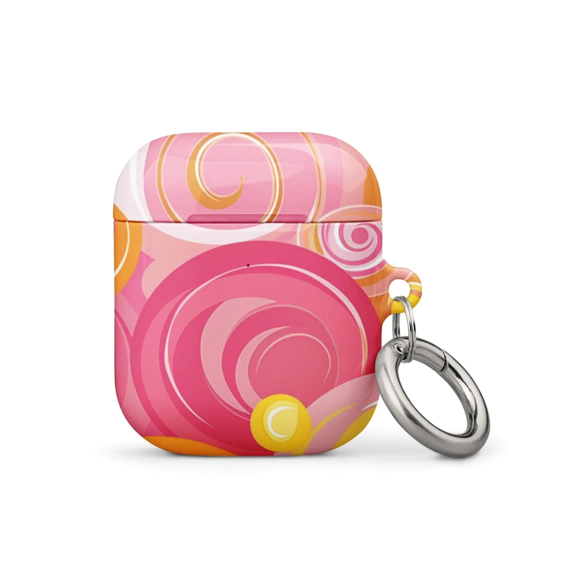 image-Pink Yellow AirPods Case