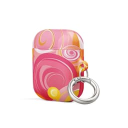 image-Pink Yellow AirPods Case
