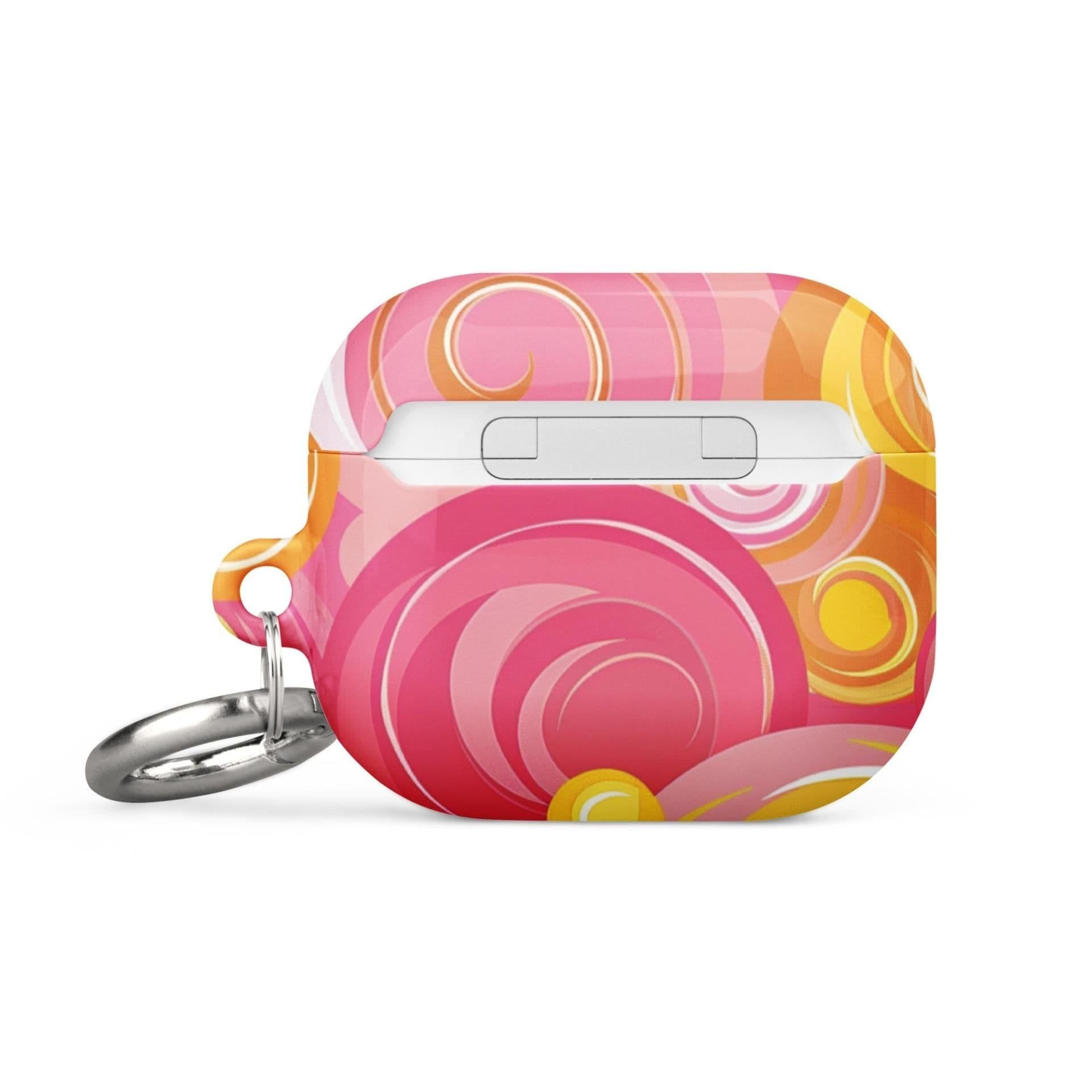 image-Pink Yellow AirPods Case
