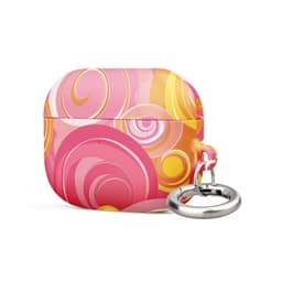 image-Pink Yellow AirPods Case
