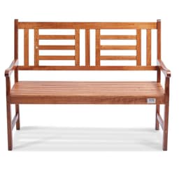 image-VEVOR Outdoor Bench, 48 inches Wood Garden Bench for Outdoors, Outdoor Garden Park Bench with Backrest and Armrests, 700 lbs Load Capacity Bench, Patio Bench for Garden, Park, Yard, Front Porch