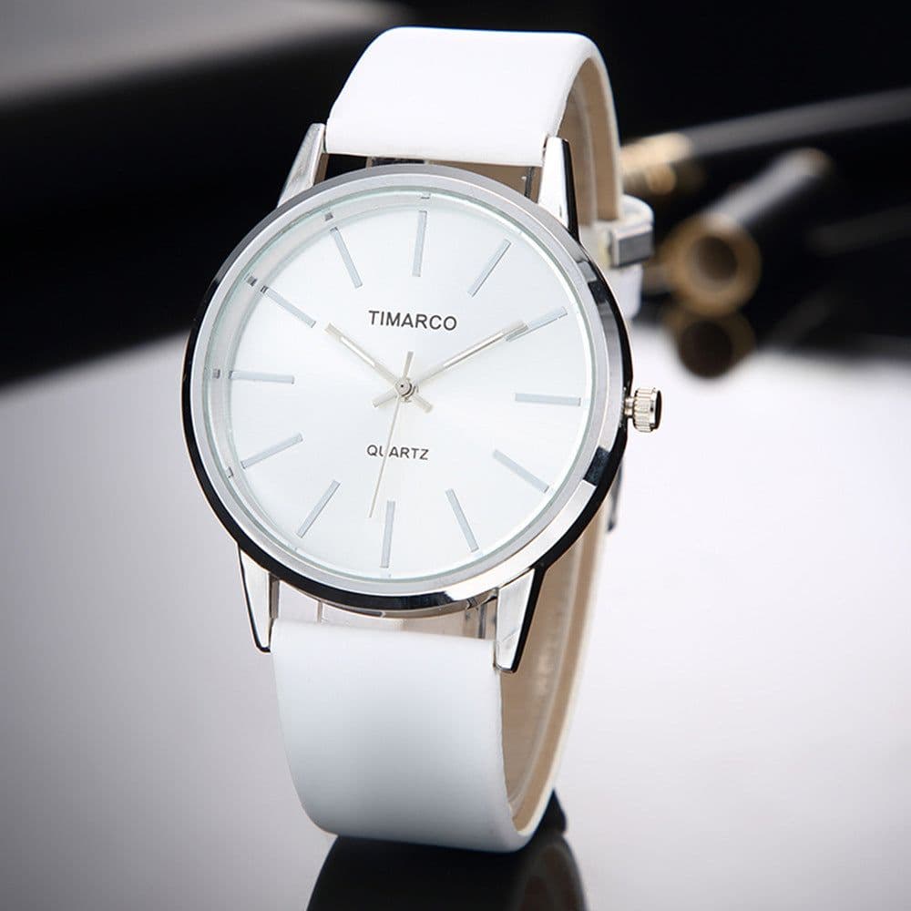 image-Simple watch Korean style fashion ladies casual male student trend belt ultra-thin British watch quartz watch