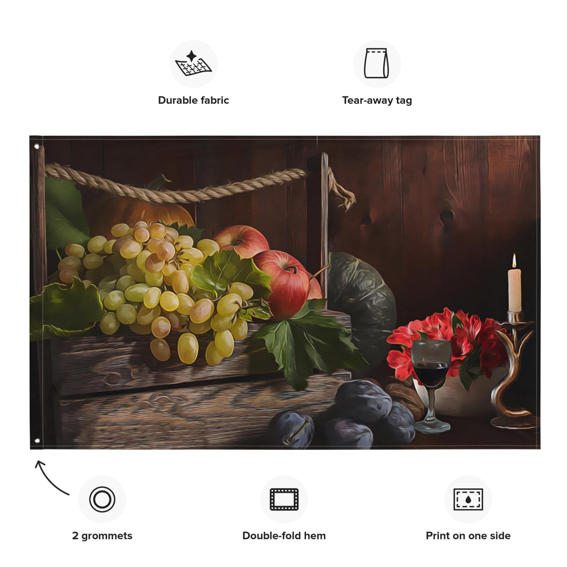 image-Rope Still Life Painting Flag Tapestry