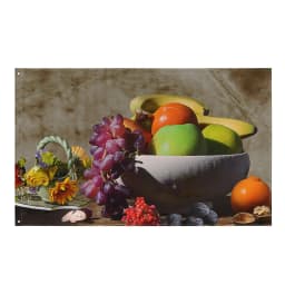image-Fruit Bowl Still Life Painting Flag Tapestry
