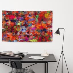 image-Modern Abstract Art Painting Flag Tapestry