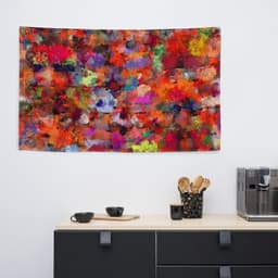 image-Modern Abstract Art Painting Flag Tapestry