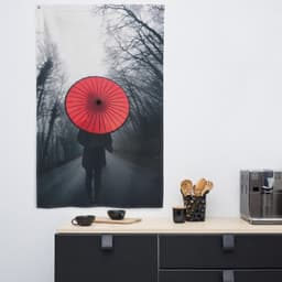 image-Way to Home Umbrella Painting Flag Tapestry