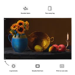 image-Wok Still Life Painting Flag Tapestry