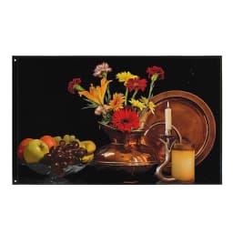 image-Still Life Candle Painting Flag Tapestry