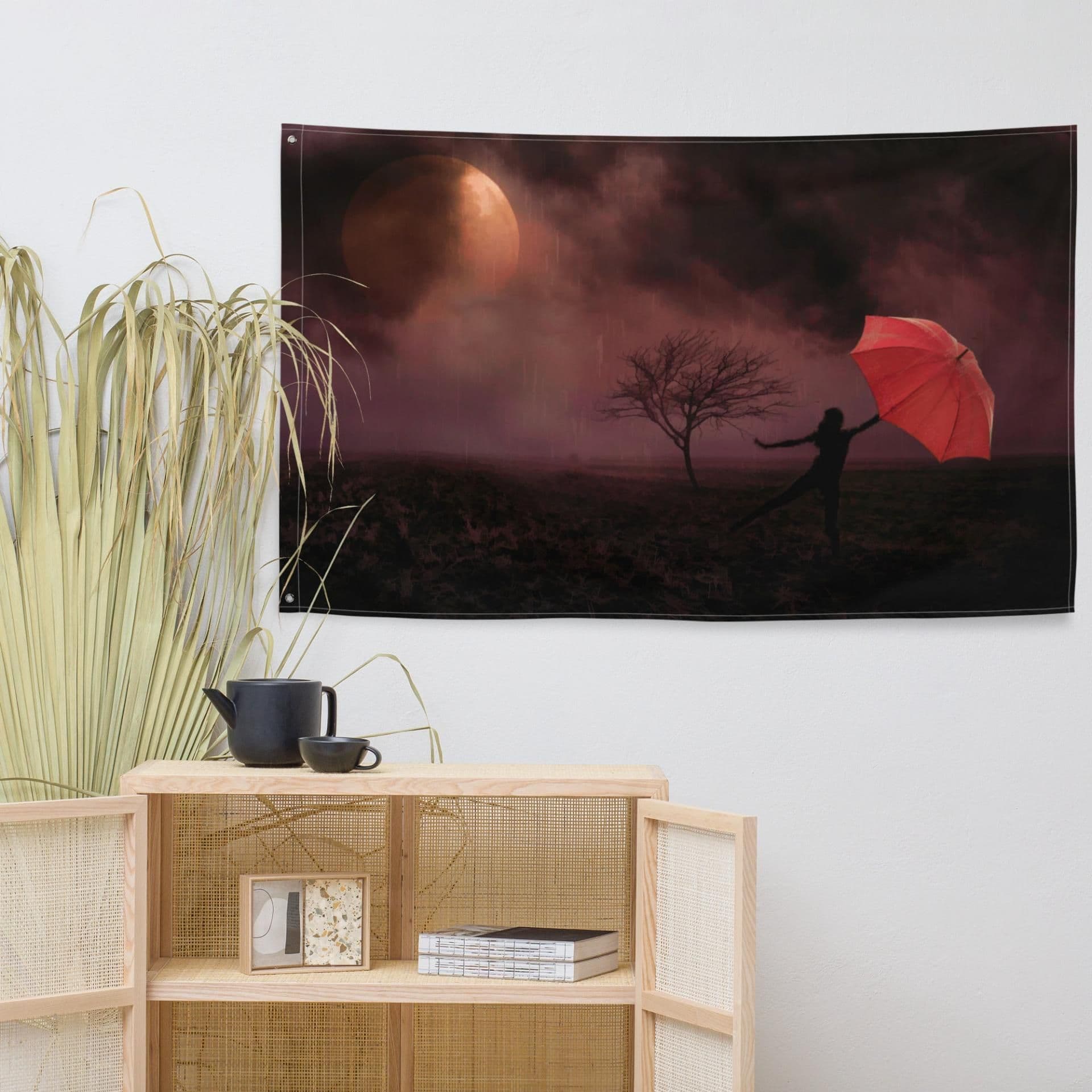 image-Let me Fly Painting Flag Tapestry