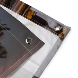 image-Glimpse of Eiffel Tower Painting Flag Tapestry