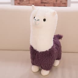 image-Creative animal wool plush toy sheep doll pillow grass mud horse alpaca cute doll doll birthday gift