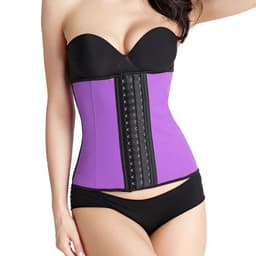 image-Waist Trainer Latex Shapewear Slimming Belt Waist Cincher Body Shaper Girdle Workout Tummy Control for Women