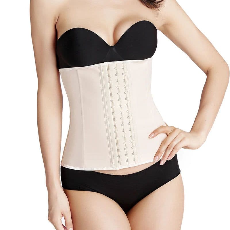 image-Waist Trainer Latex Shapewear Slimming Belt Waist Cincher Body Shaper Girdle Workout Tummy Control for Women