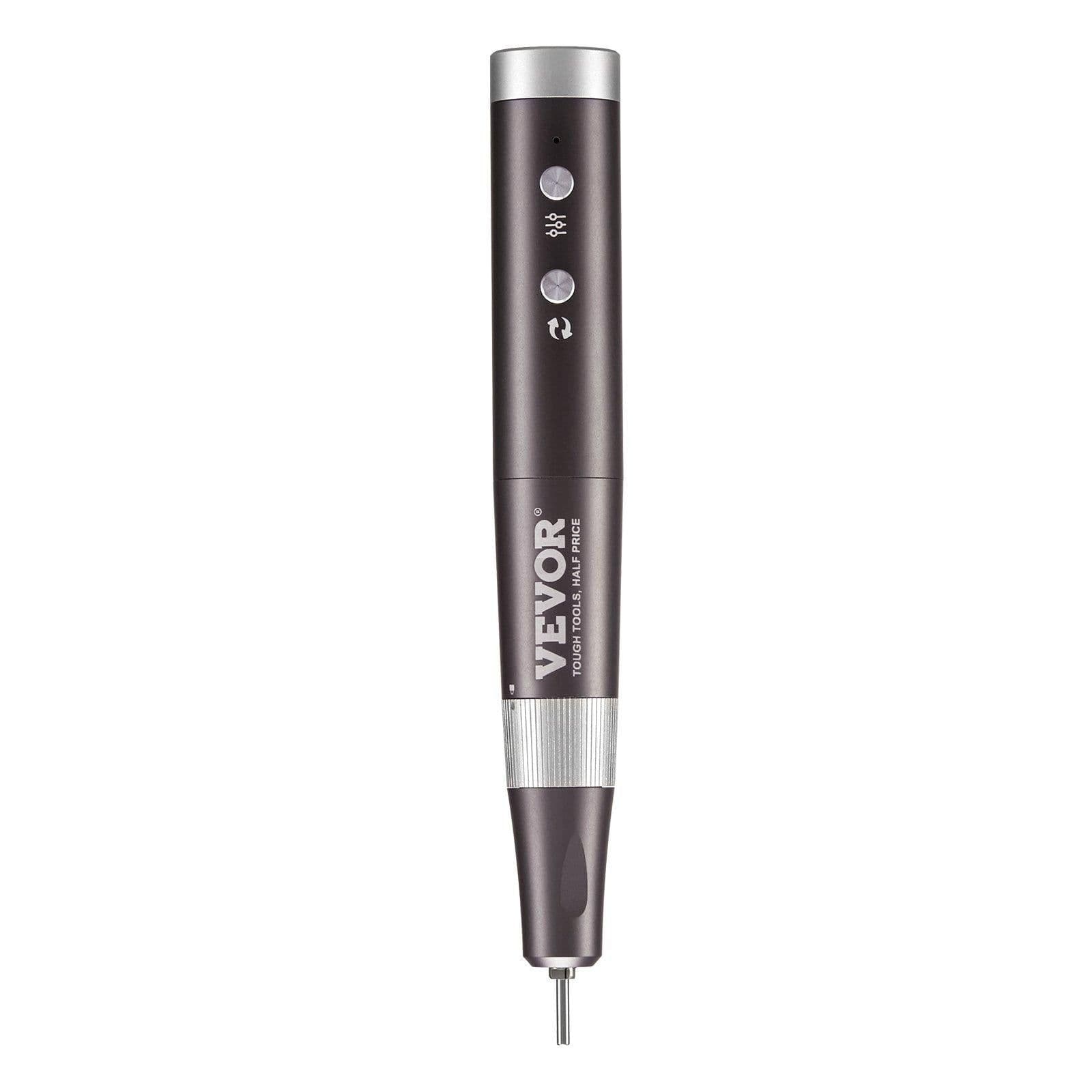 image-VEVOR Electric Cordless Nail Drill, 30,000RPM Variable-Speed Rechargeable Nail E File Machine, Portable Manicure Pedicure Polisher with 50PCS Sanding Bands for Dead Skin Removal, Nail Surface Smooth