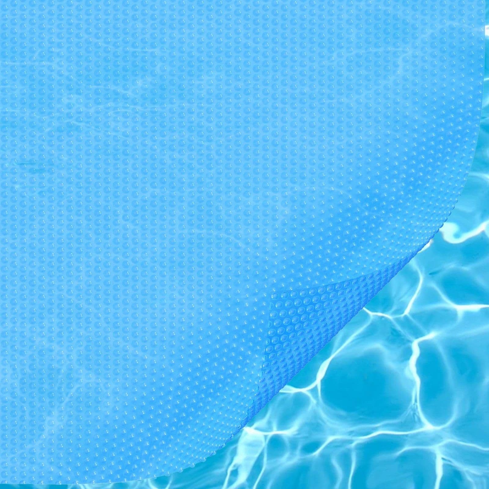 image-VEVOR Solar Pool Cover, 28 x 14 ft Rectangle Solar Blanket for Pools, Inground Above Ground Swimming Pool Solar Cover, 16 mil Solar Covers Blue