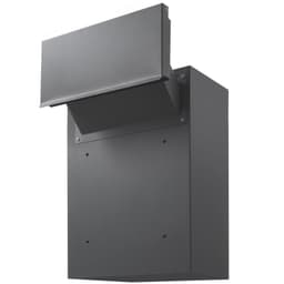image-VEVOR Through The Wall Drop Box, Heavy Duty Steel Through the Wall Mailbox with 2.8-7.9" 13" Combination Lock, 12.5x6.3x16.9" Mail Drop Box, Dark Gray