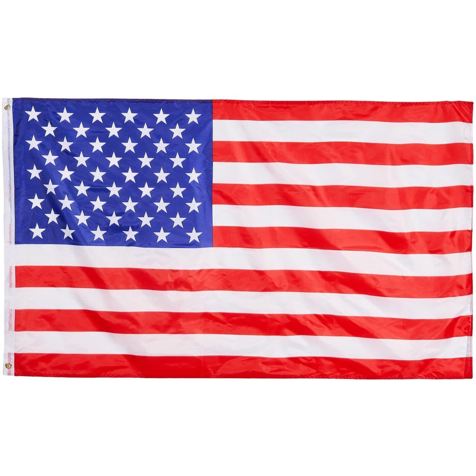 image-VEVOR 25FT Telescoping Flag pole Kit, Heavy Duty Aluminum Alloy in Ground Flag Poles for Outside, 3 Display Modes Flagpole with 3x5 American Flag, Professional Accessories, Silver